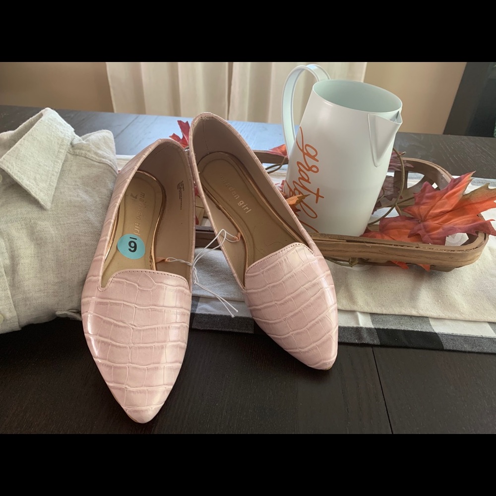 Madden Girl Pink Flats Size 6